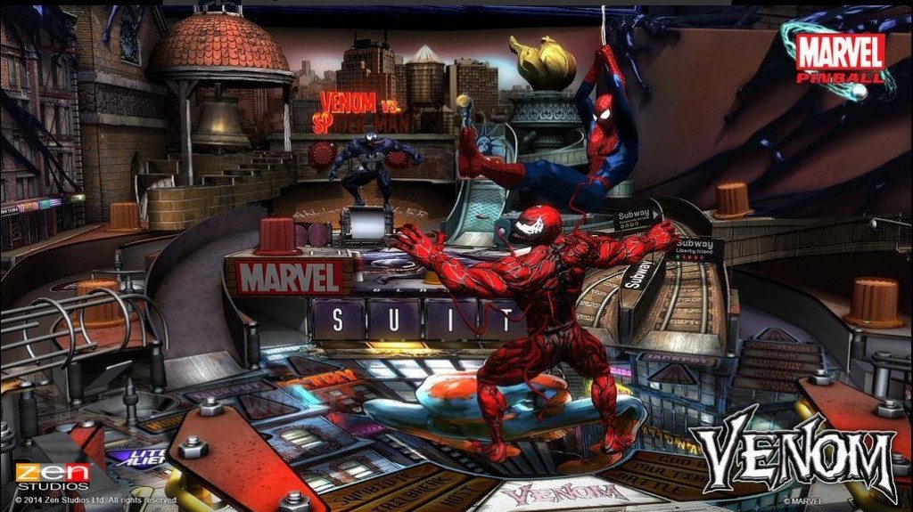 Zen Studios to release a Venom pinball table this week