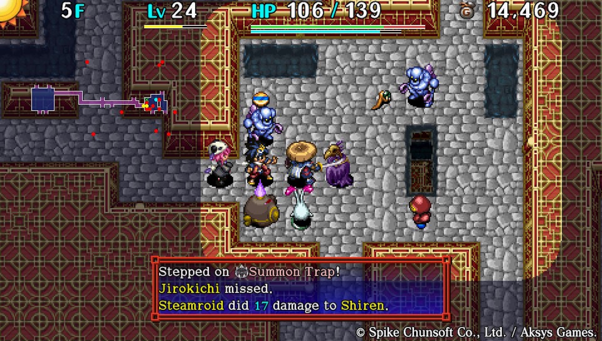 (<em>Shiren the Wanderer: The Tower of Fortune and the Dice of Fate</em>, Aksys Games)