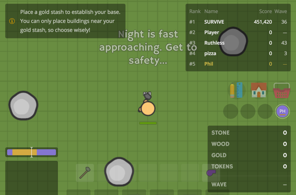 Review of Zombs.io Build. Defend. Survive. BagoGames