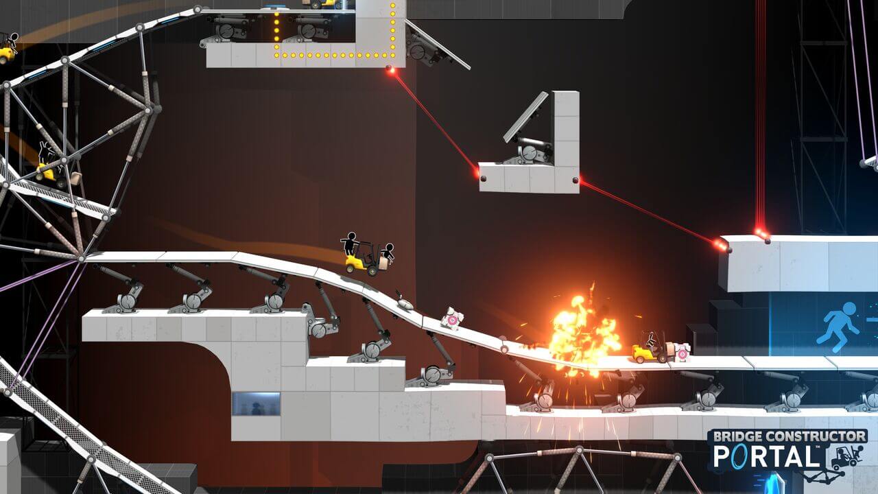 Bridge Constructor Portal Review - My Bridge Making Skills Are A Lie