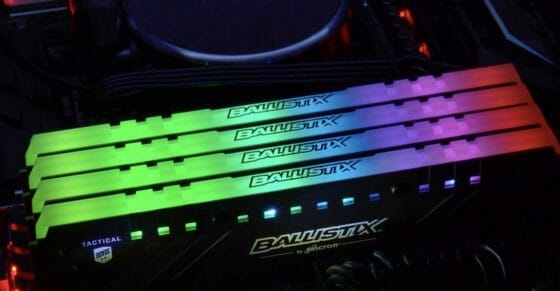 Ballistix Launches Tactical Tracer RGB DDR4 Gaming Memory