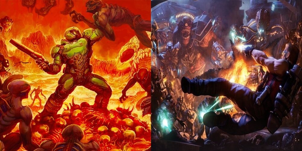 Gaming Classic Clash Duke Nukem 3D vs Doom (1993)