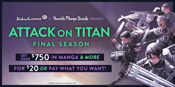 Attack on Titan Humble Manga Bundle Now Available