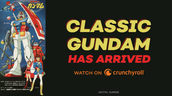 Crunchyroll Adds Mobile Suit Gundam to its Catalog