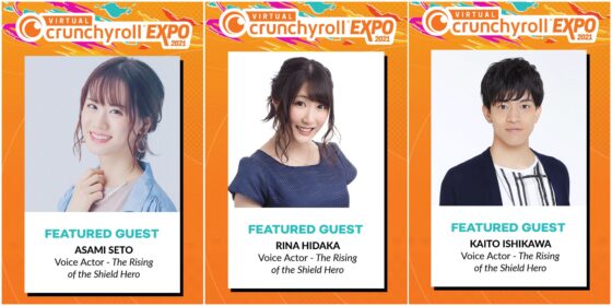 Virtual Crunchyroll Expo to Feature The Rising of the Shield Hero Japanese VAs