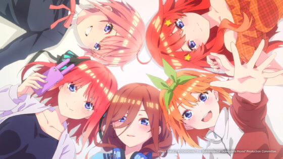 Crunchyroll Releases New Trailer and Details For Quintessential Quintuplets Movie